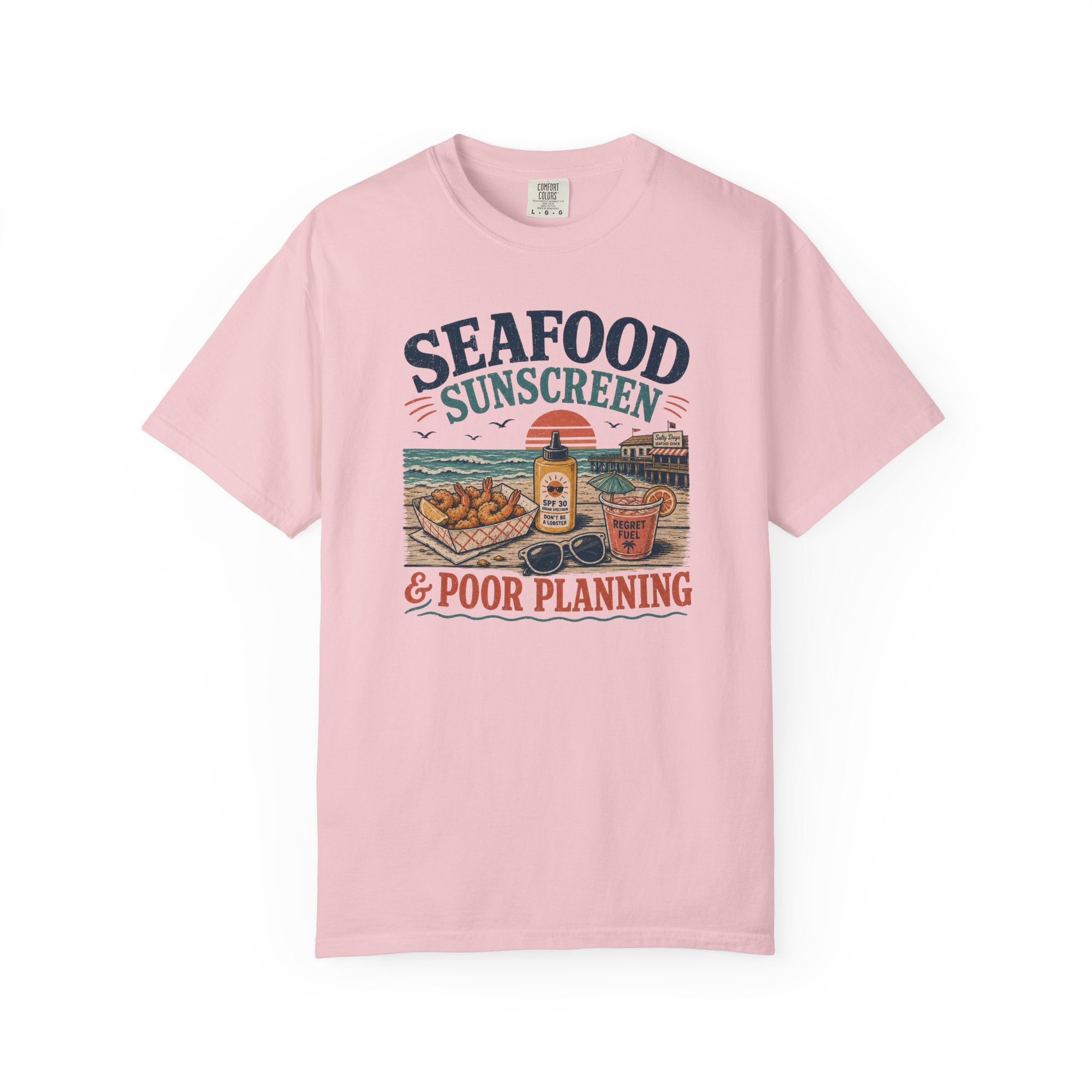 Seafood Sunscreen And Poor Planning T-Shirt
