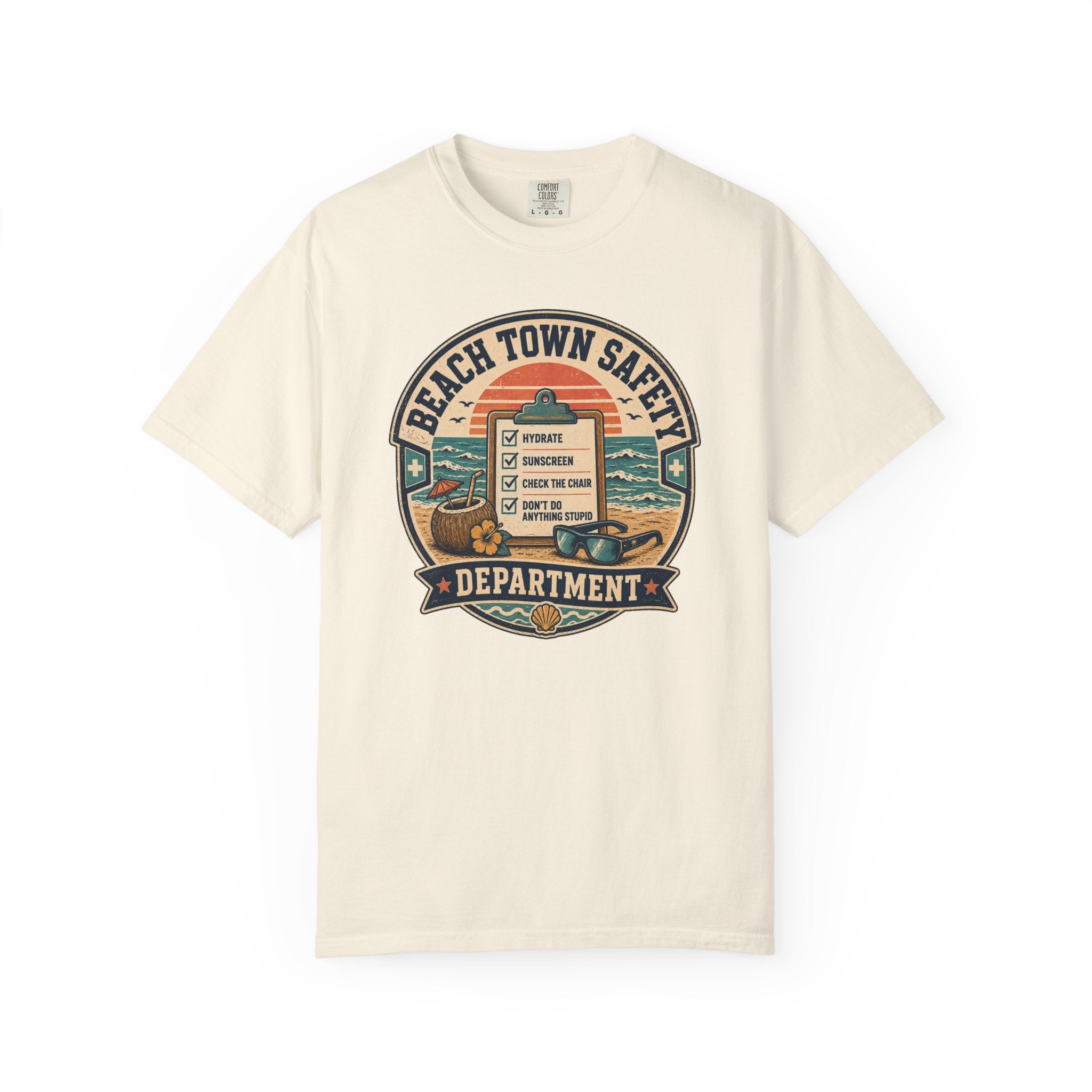Beach Town Safety Twist T-Shirt