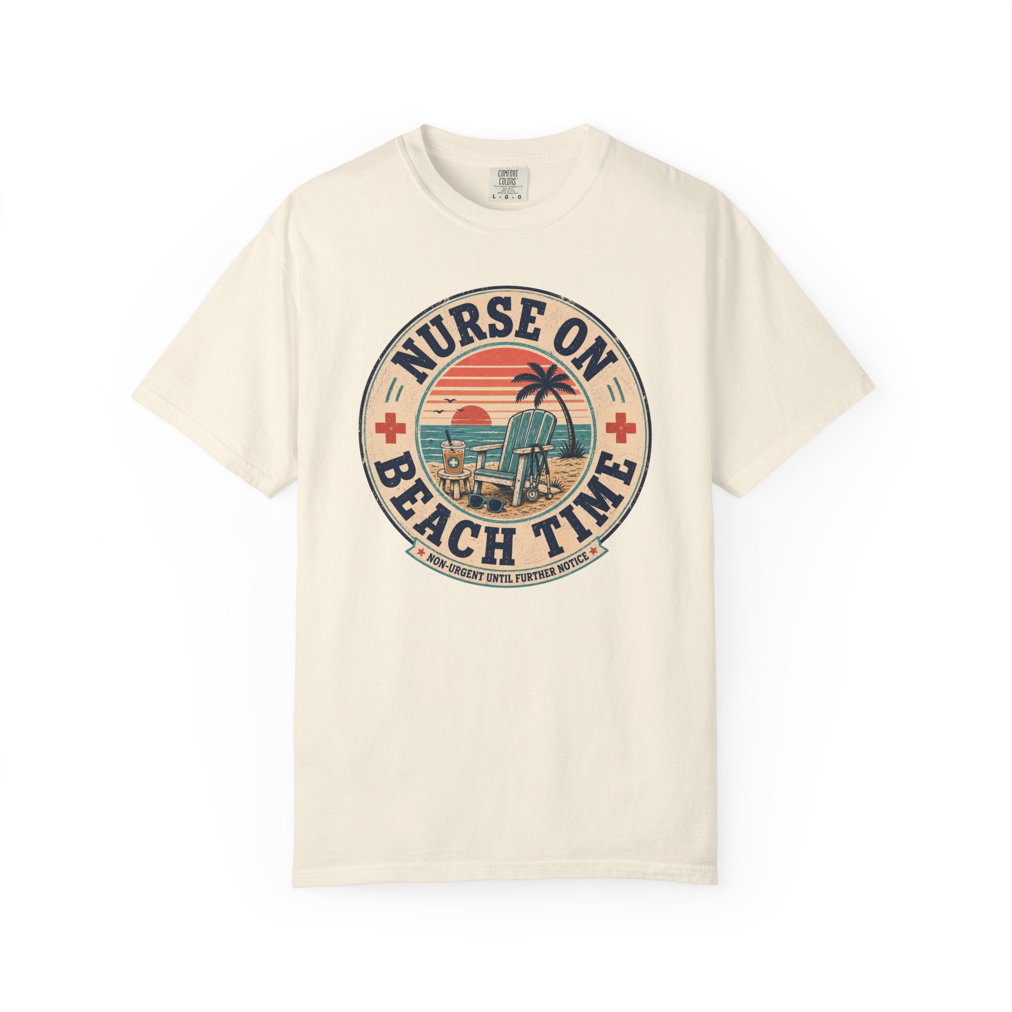 Nurse on Beach Time T-Shirt