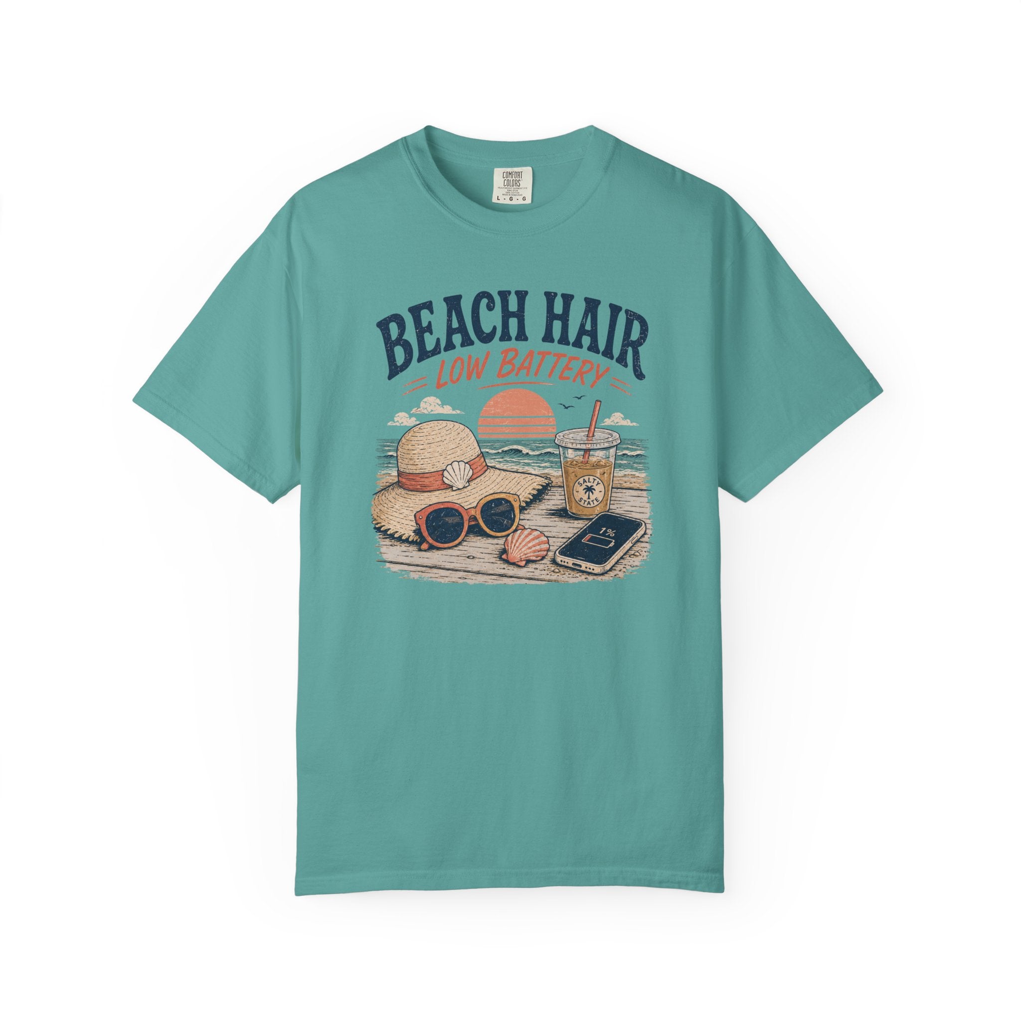 Beach Hair Low Battery T-Shirt