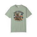 Sandy Standards Beach Moose T-Shirt — "Expect Less, Vacation More" Graphic Tee
