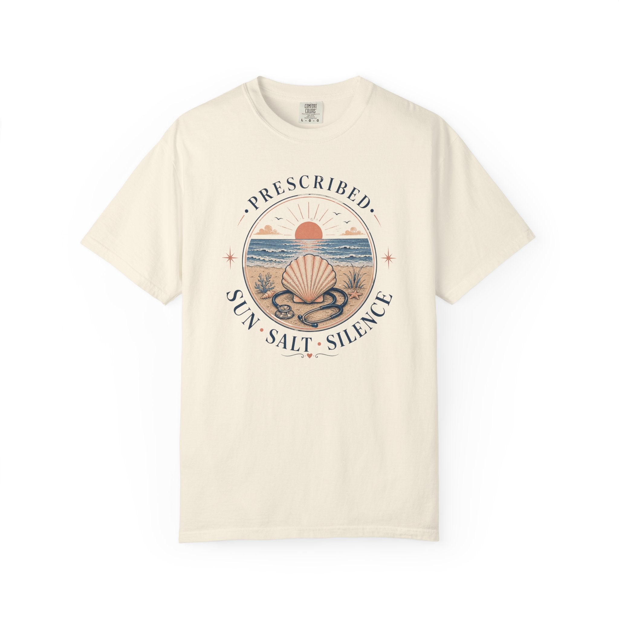 Prescribed Sun Salt Silence Stethoscope T-Shirt