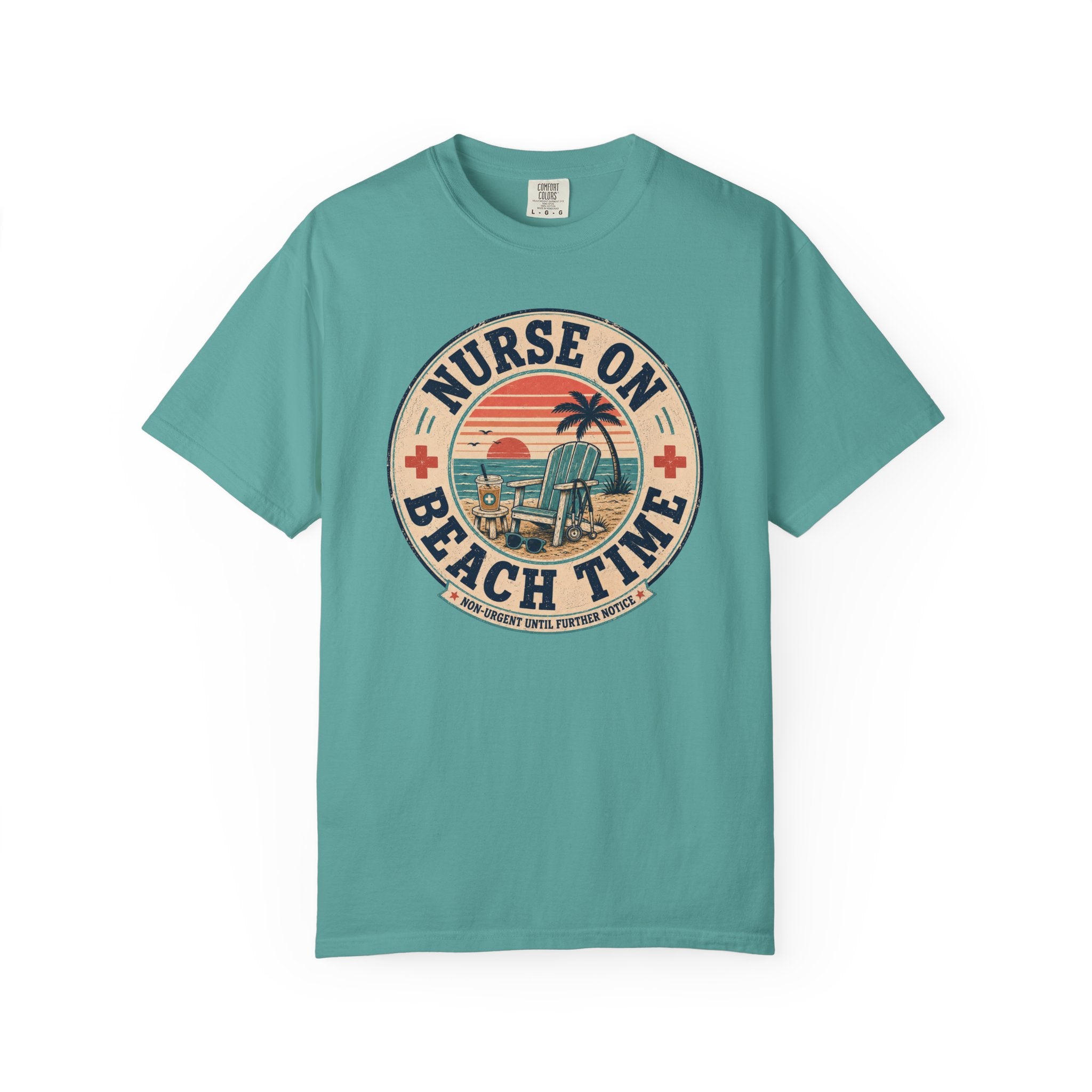 Nurse on Beach Time T-Shirt