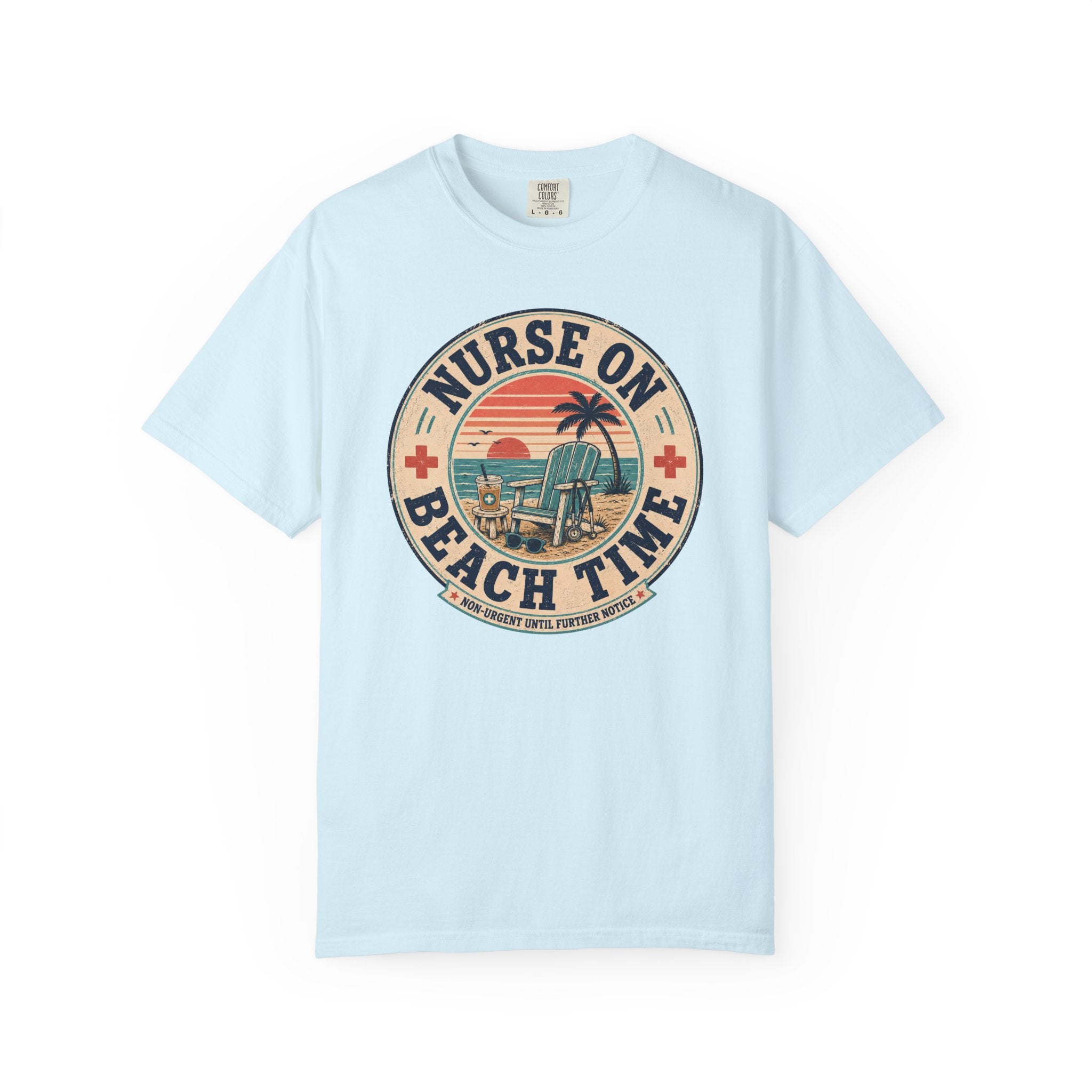 Nurse on Beach Time T-Shirt