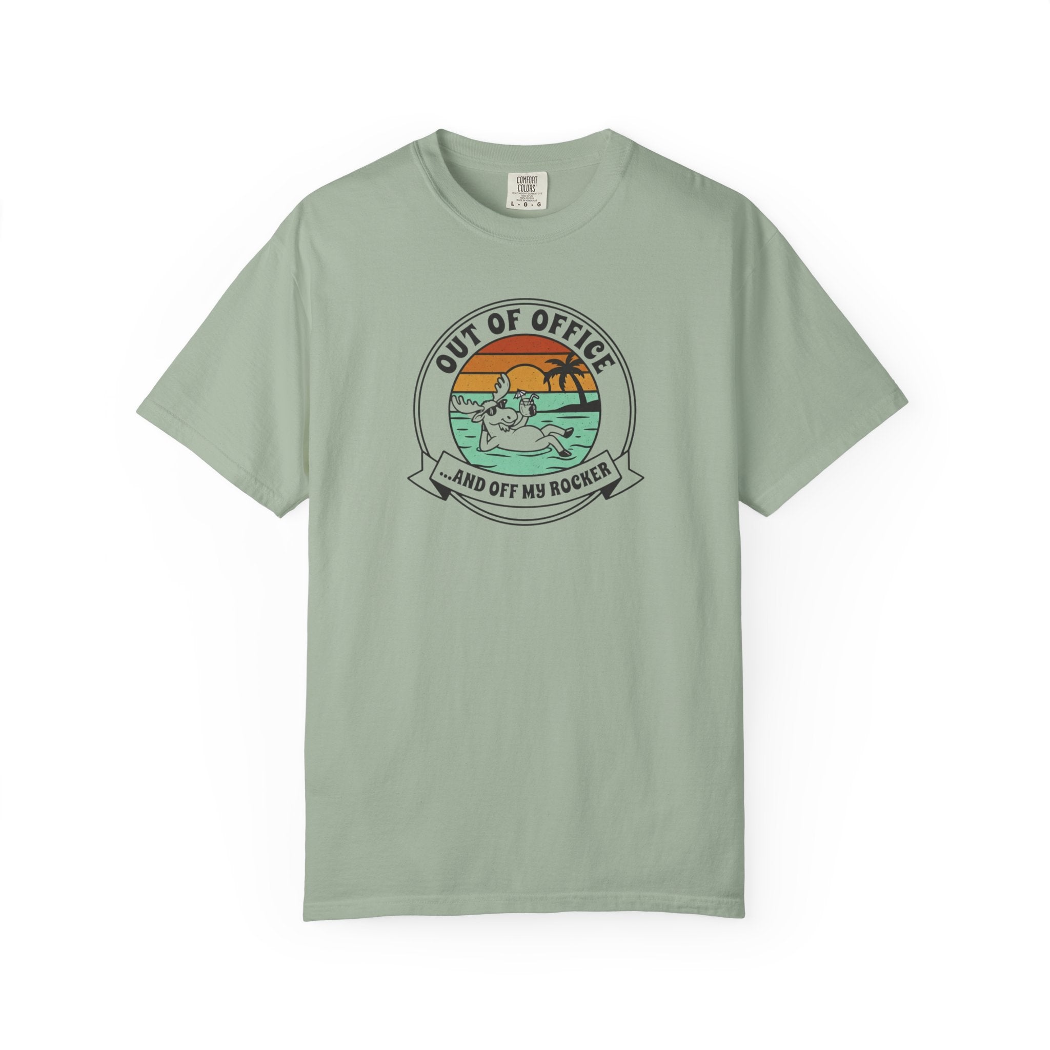 Out Of Office And Off My Rocker Moose T-Shirt