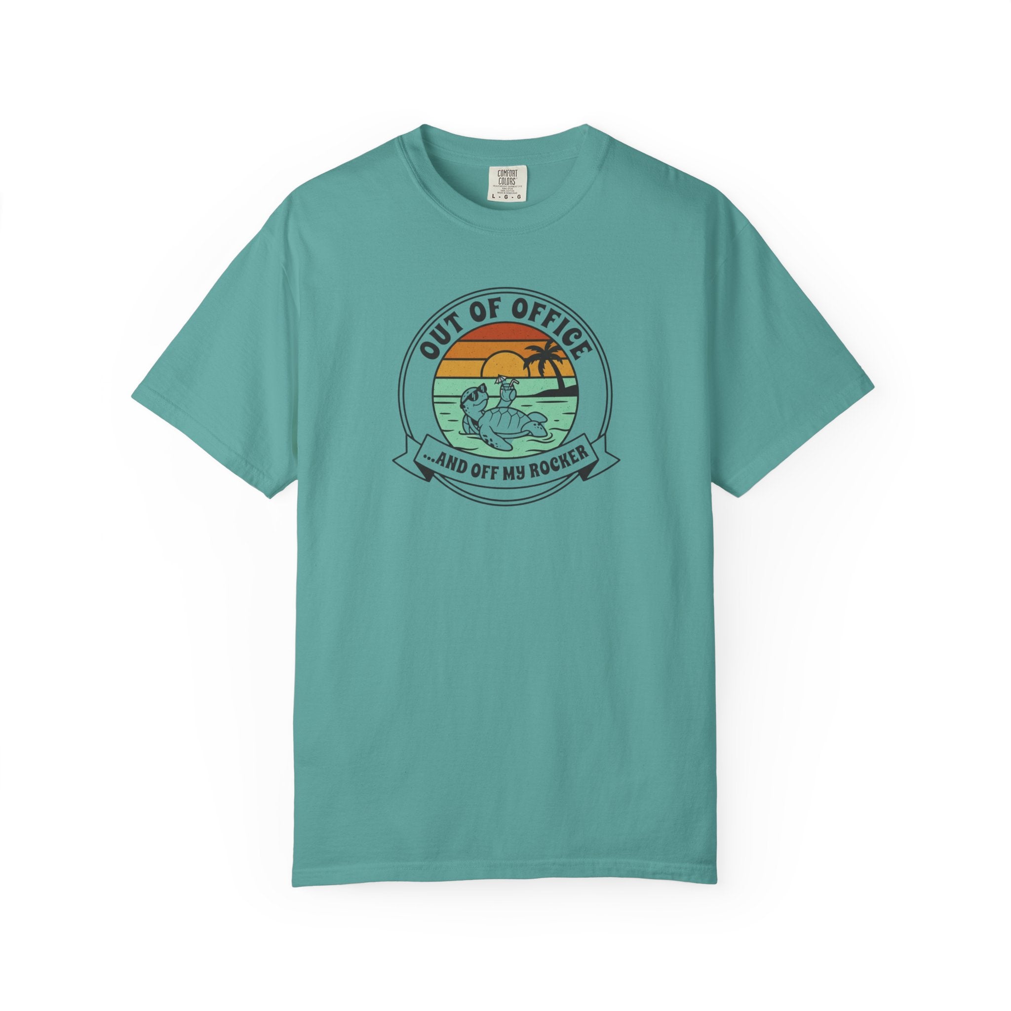 Out Of Office And Off My Rocker Turtle T-Shirt