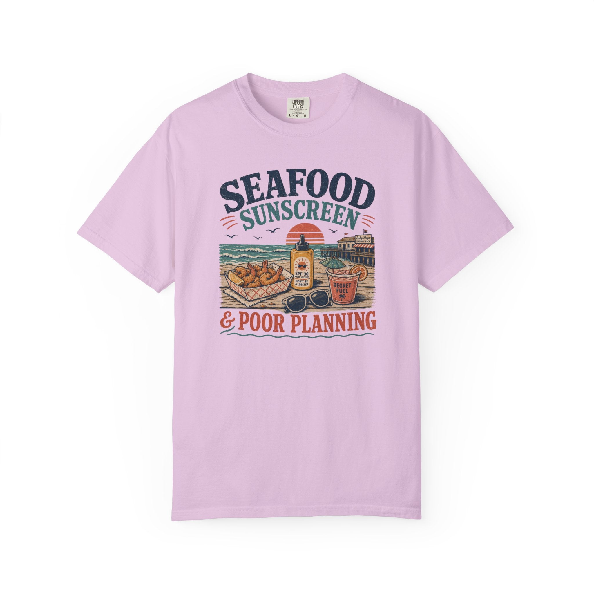 Seafood Sunscreen And Poor Planning T-Shirt