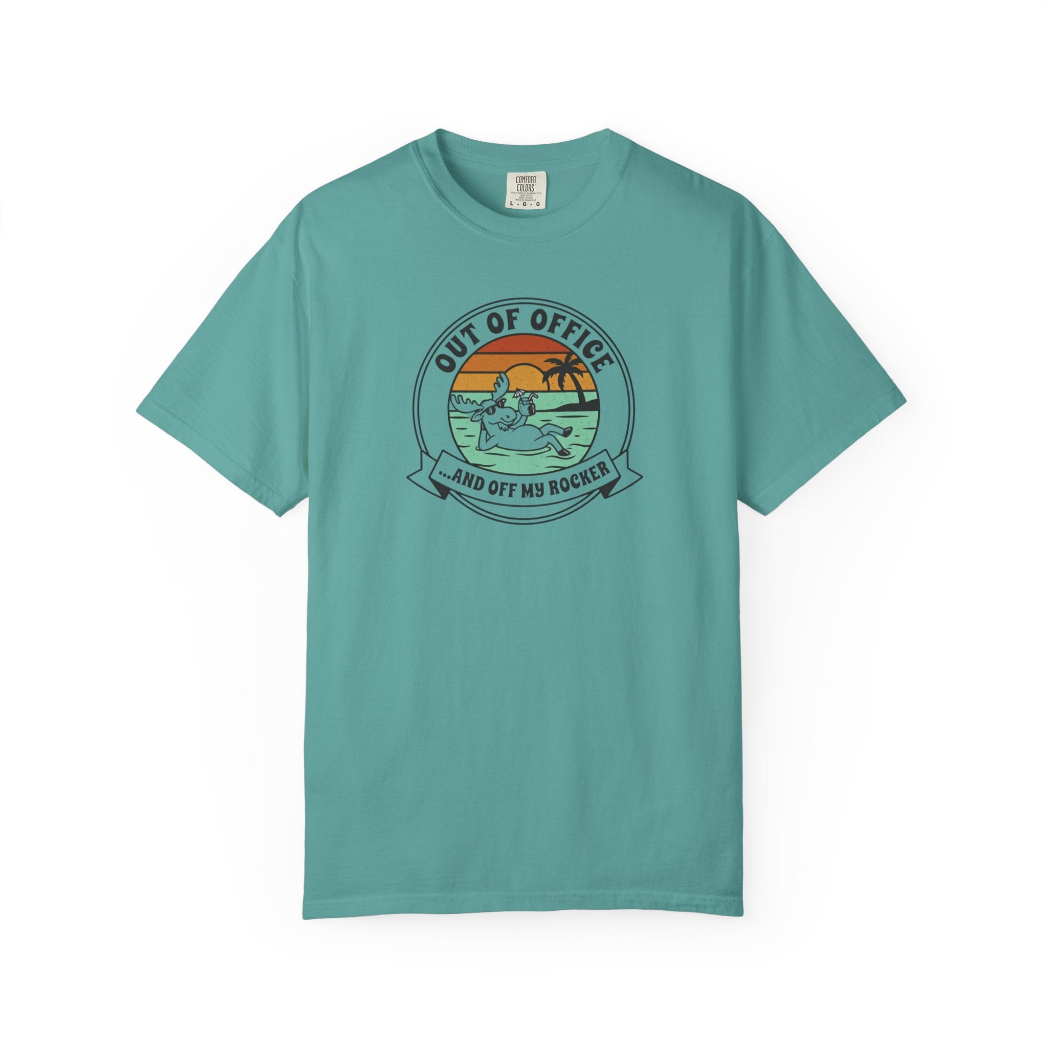 Out Of Office And Off My Rocker Moose T-Shirt
