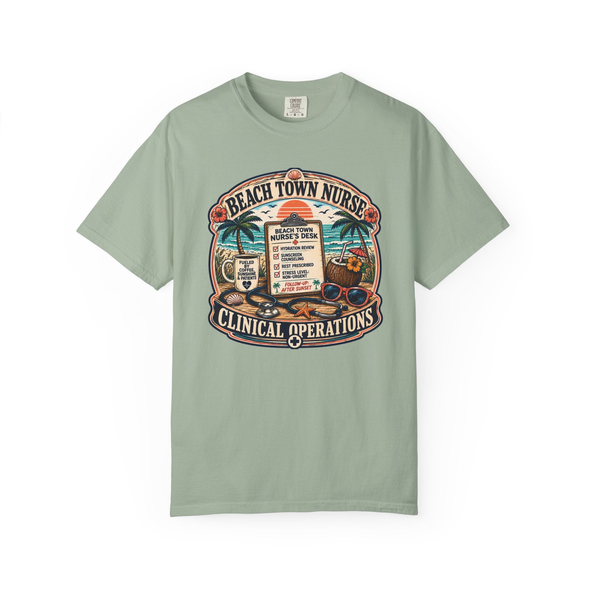 Beach Town Nurse T-Shirt