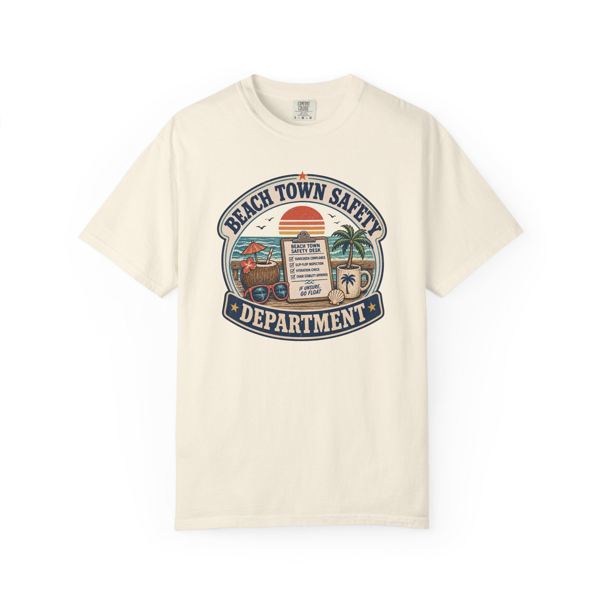 Beach Town Safety Dept. T-Shirt