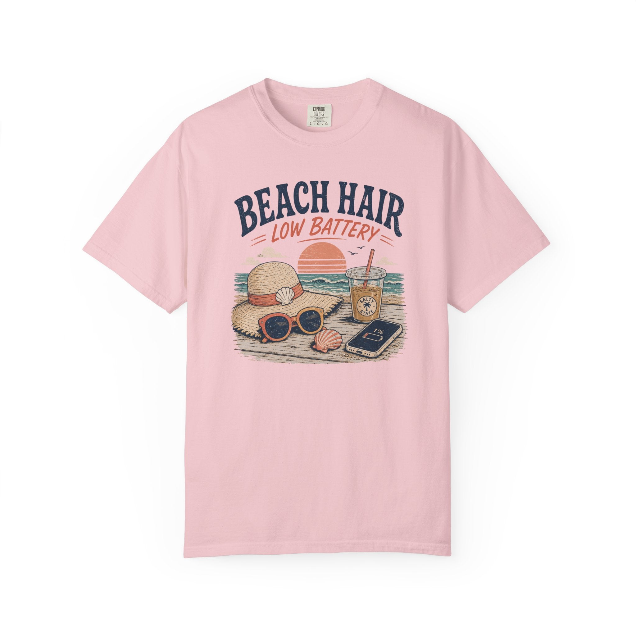 Beach Hair Low Battery T-Shirt