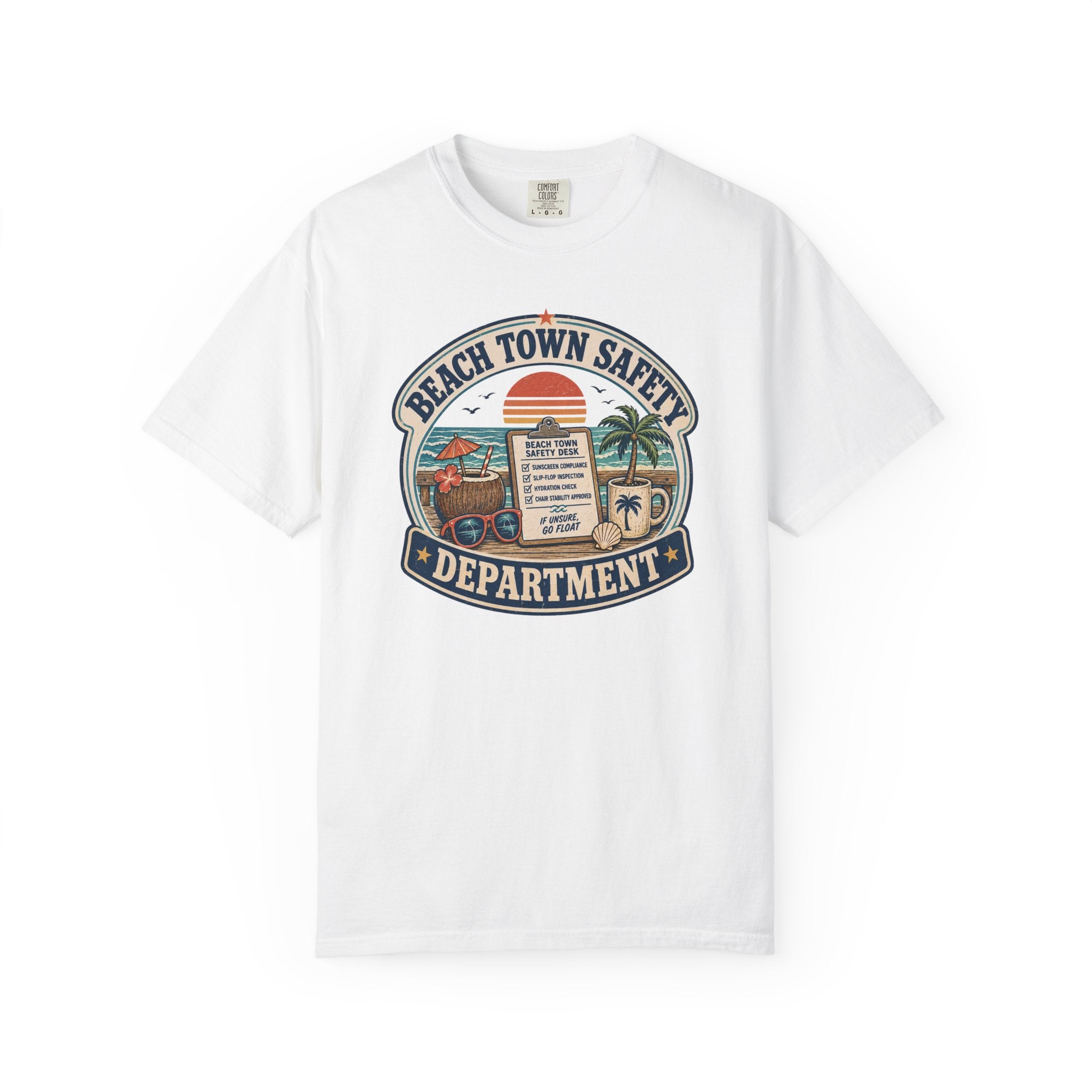 Beach Town Safety Dept. T-Shirt