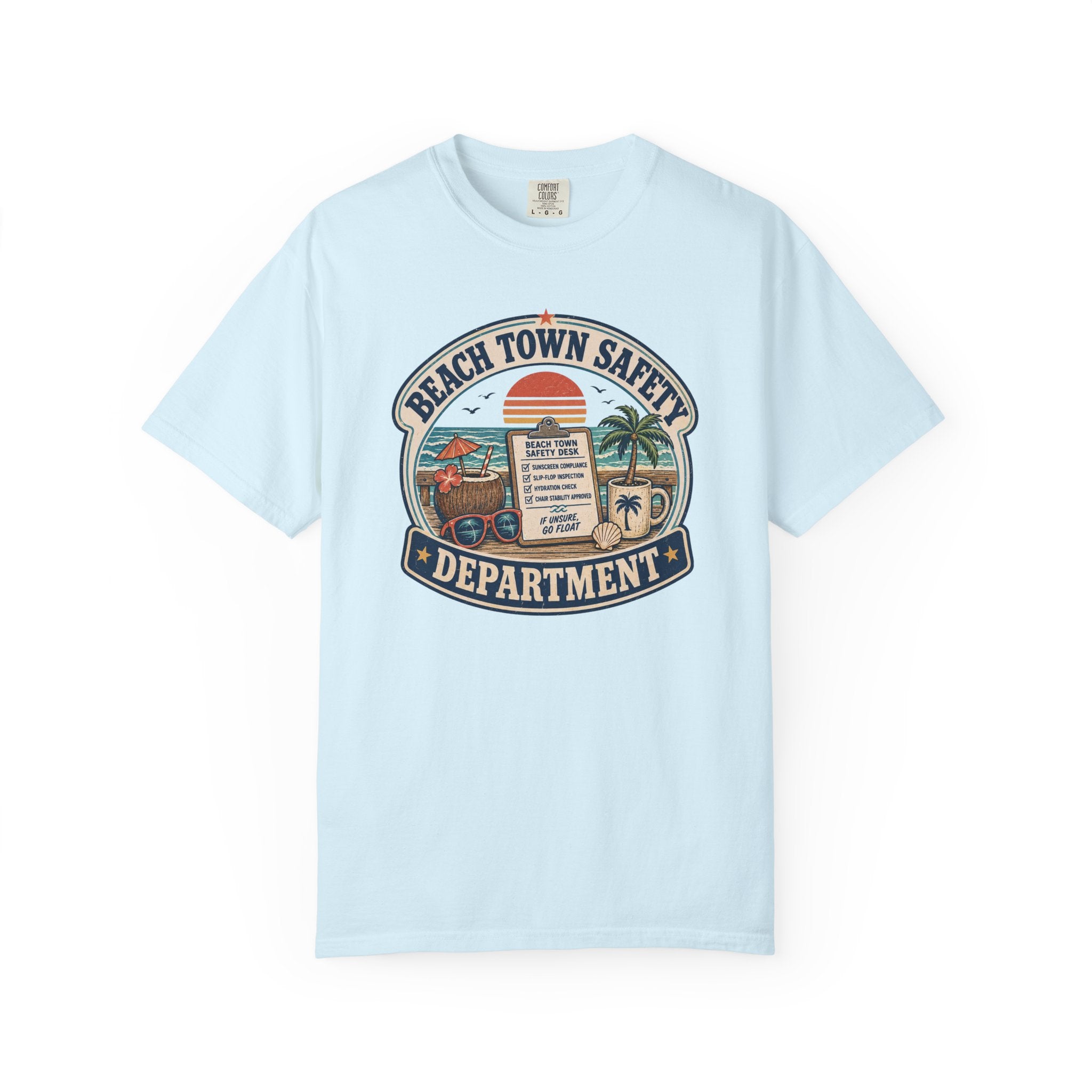 Beach Town Safety Dept. T-Shirt