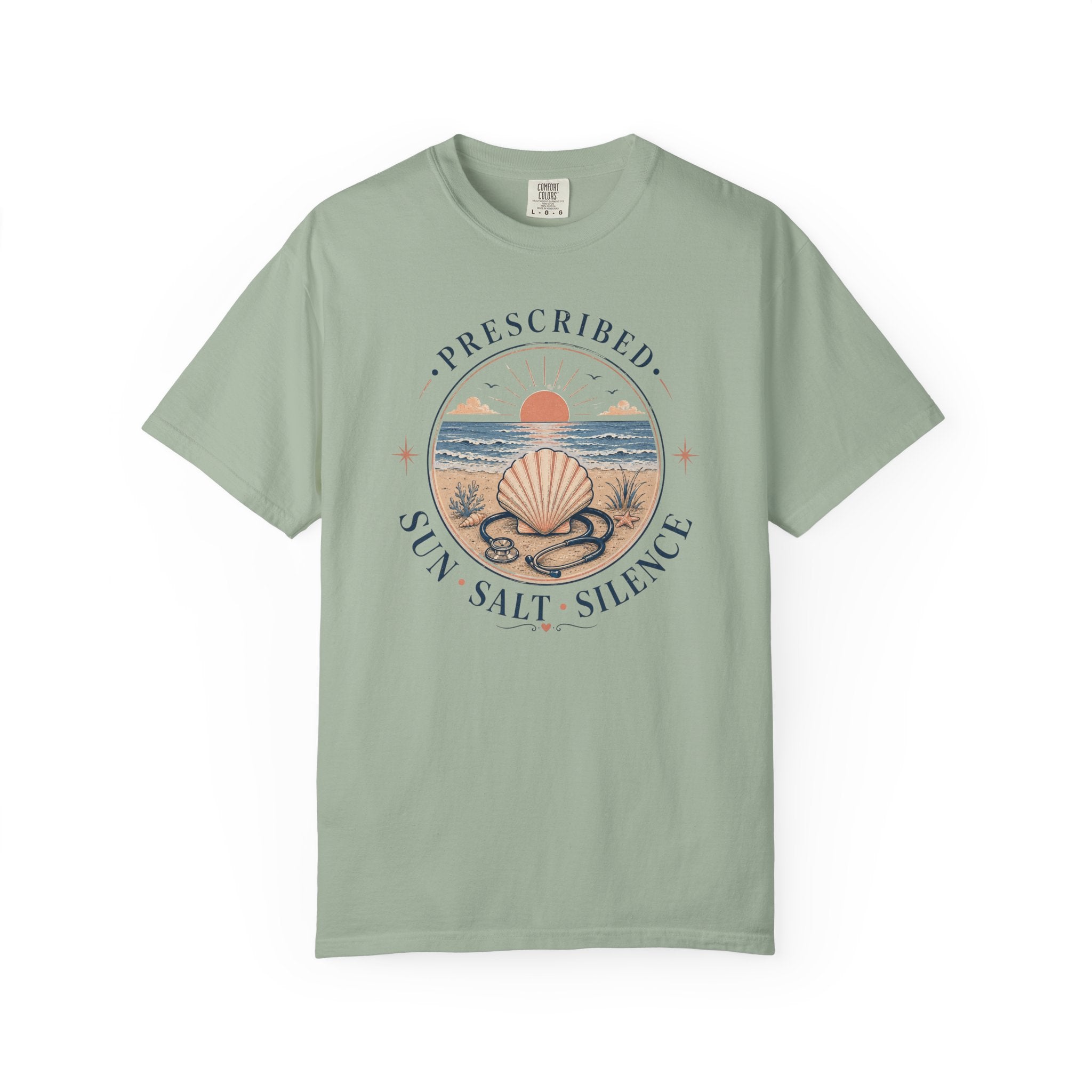 Prescribed Sun Salt Silence Stethoscope T-Shirt