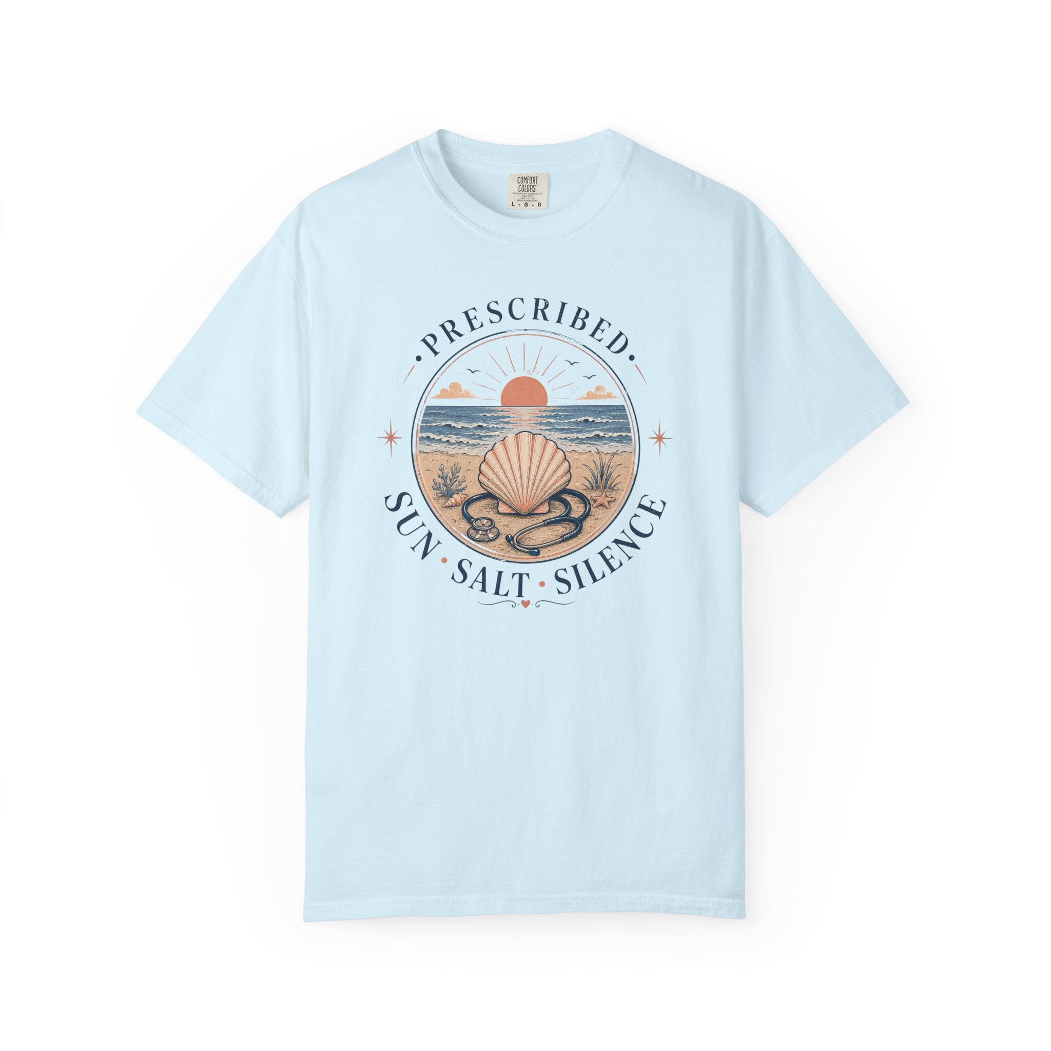 Prescribed Sun Salt Silence Stethoscope T-Shirt