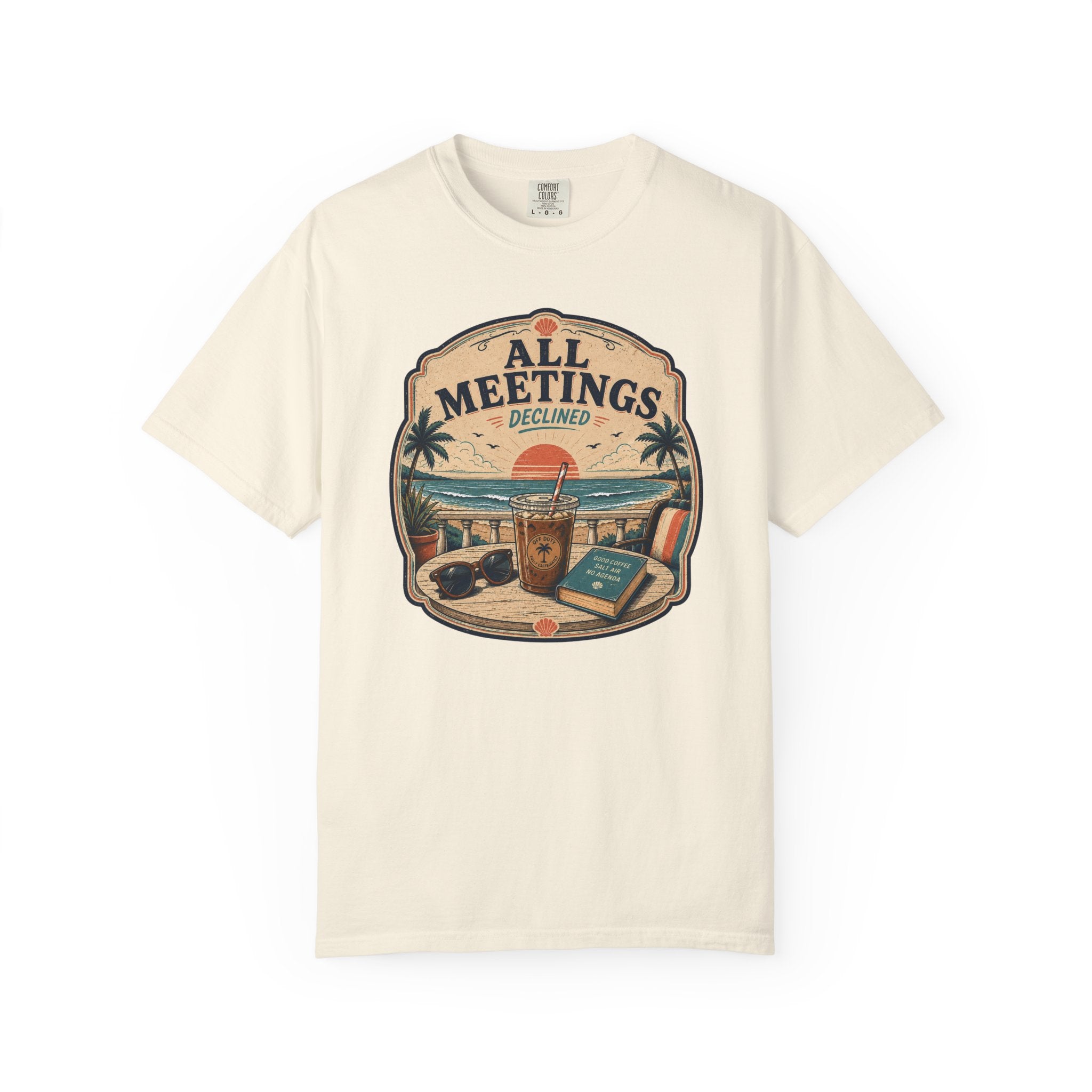 All Meetings Declined Balcony T-Shirt