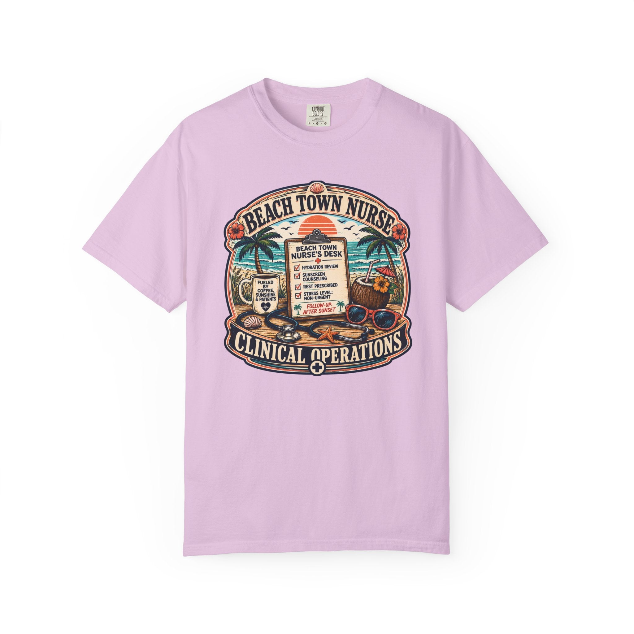 Beach Town Nurse T-Shirt