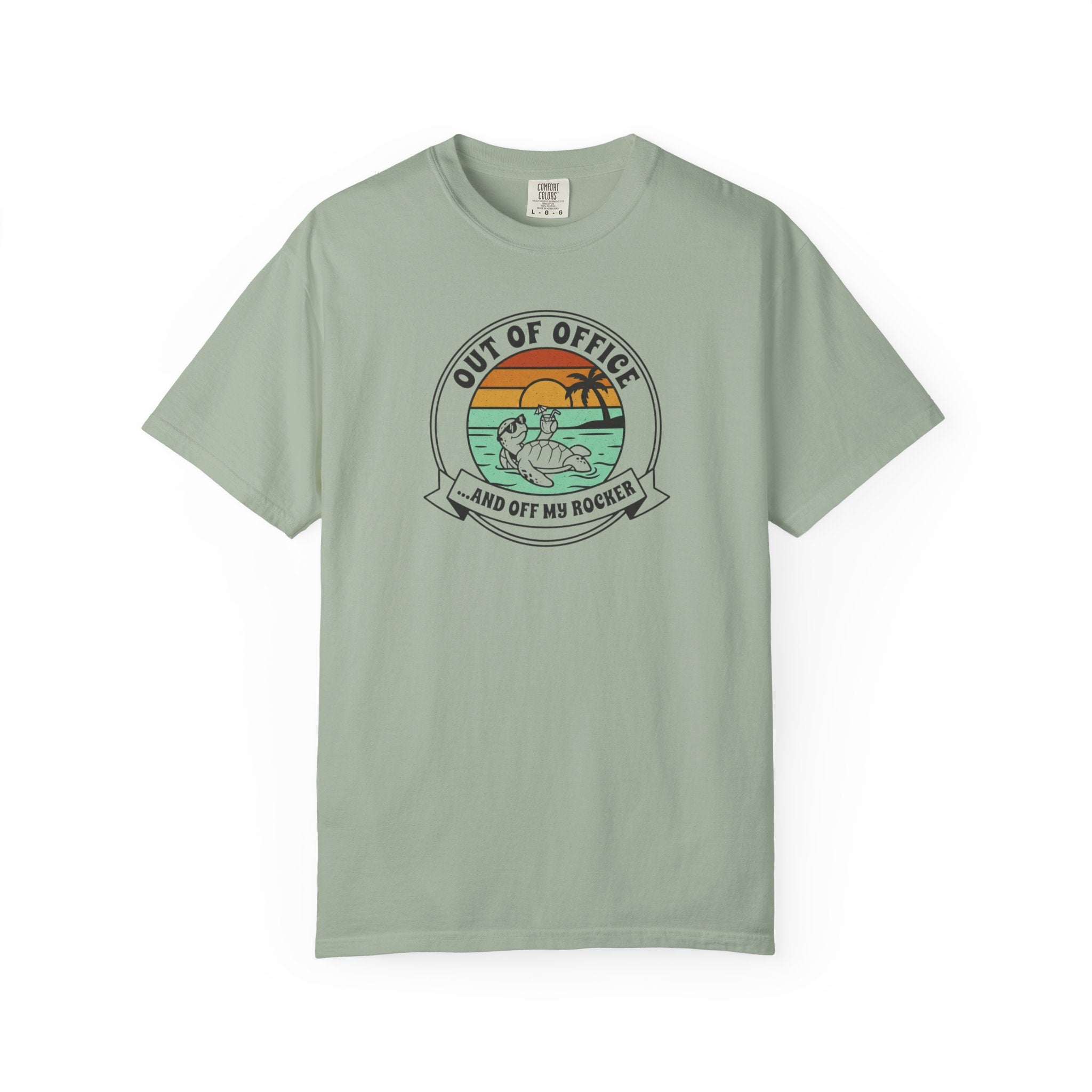 Out Of Office And Off My Rocker Turtle T-Shirt