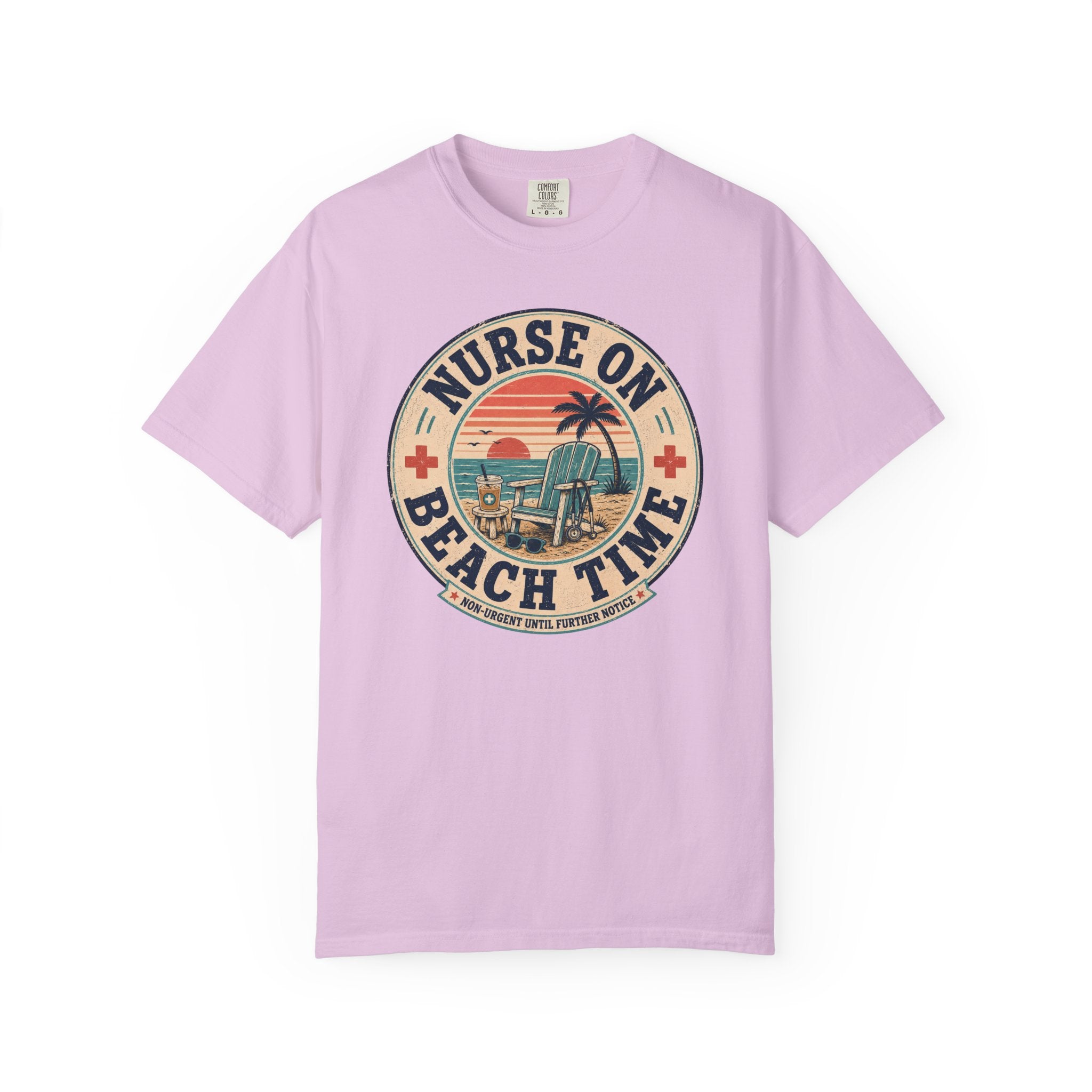 Nurse on Beach Time T-Shirt
