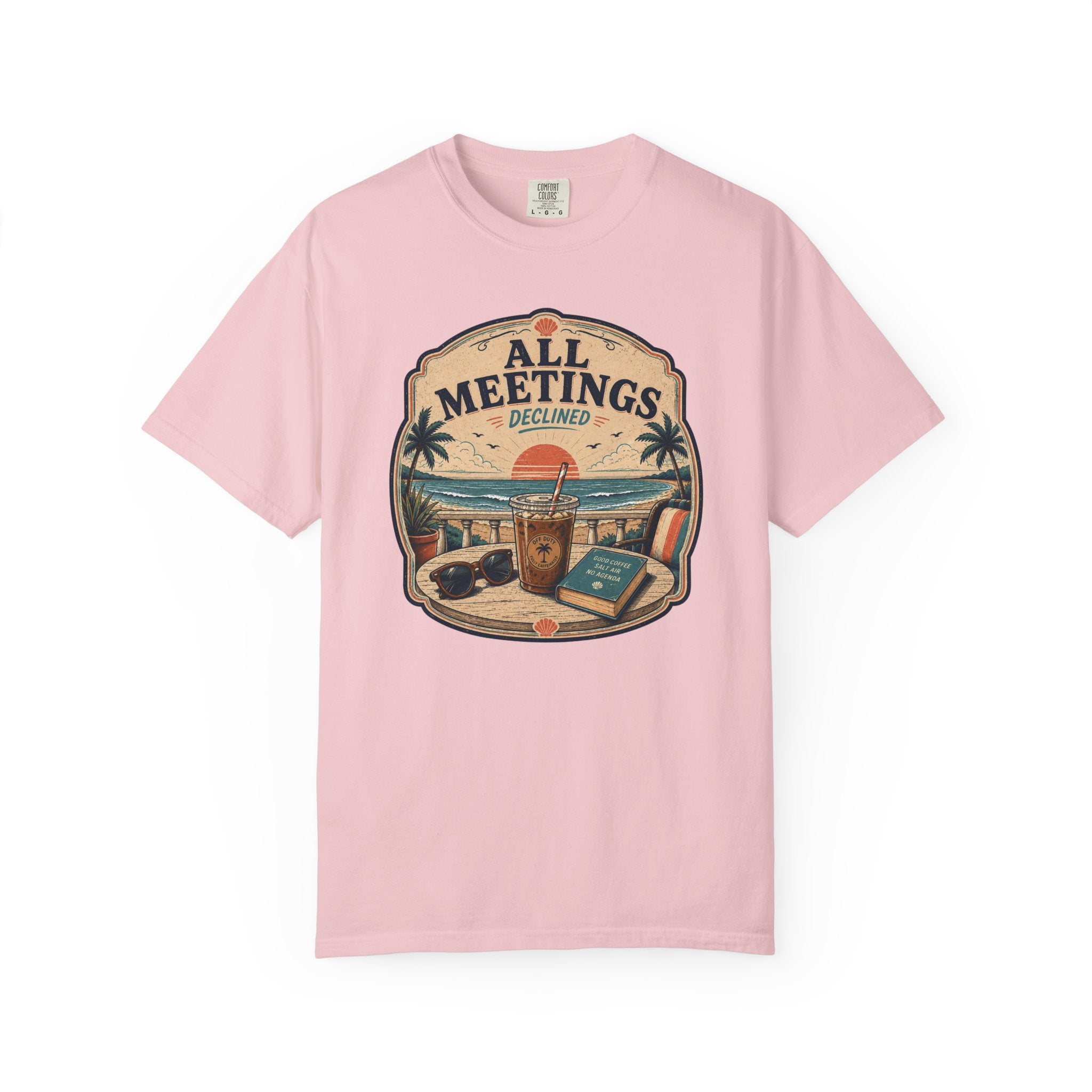 All Meetings Declined Balcony T-Shirt
