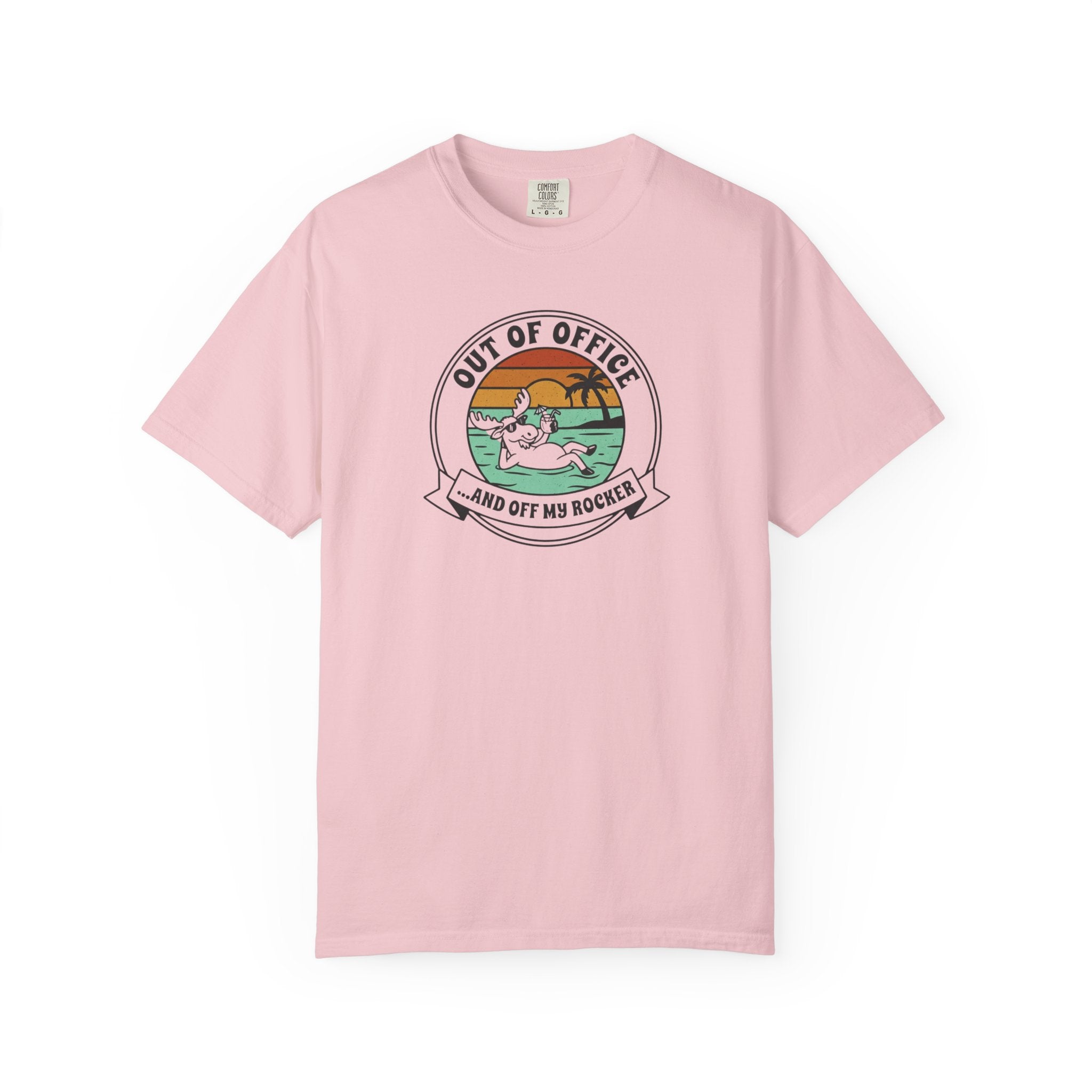 Out Of Office And Off My Rocker Moose T-Shirt