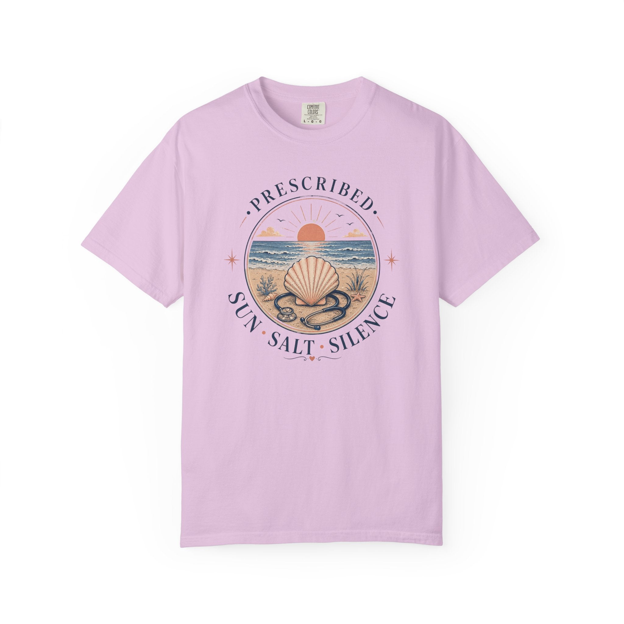 Prescribed Sun Salt Silence Stethoscope T-Shirt