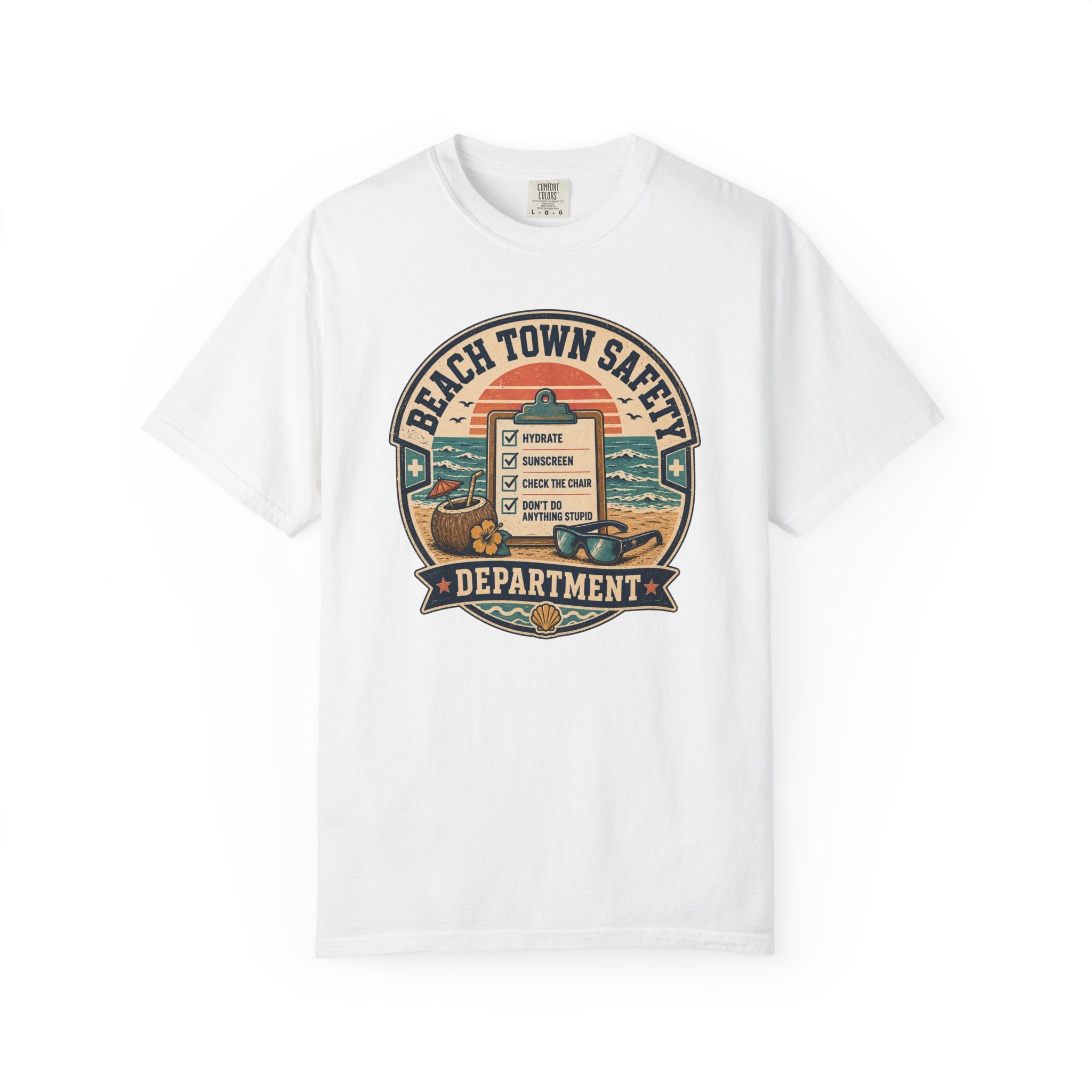 Beach Town Safety Twist T-Shirt