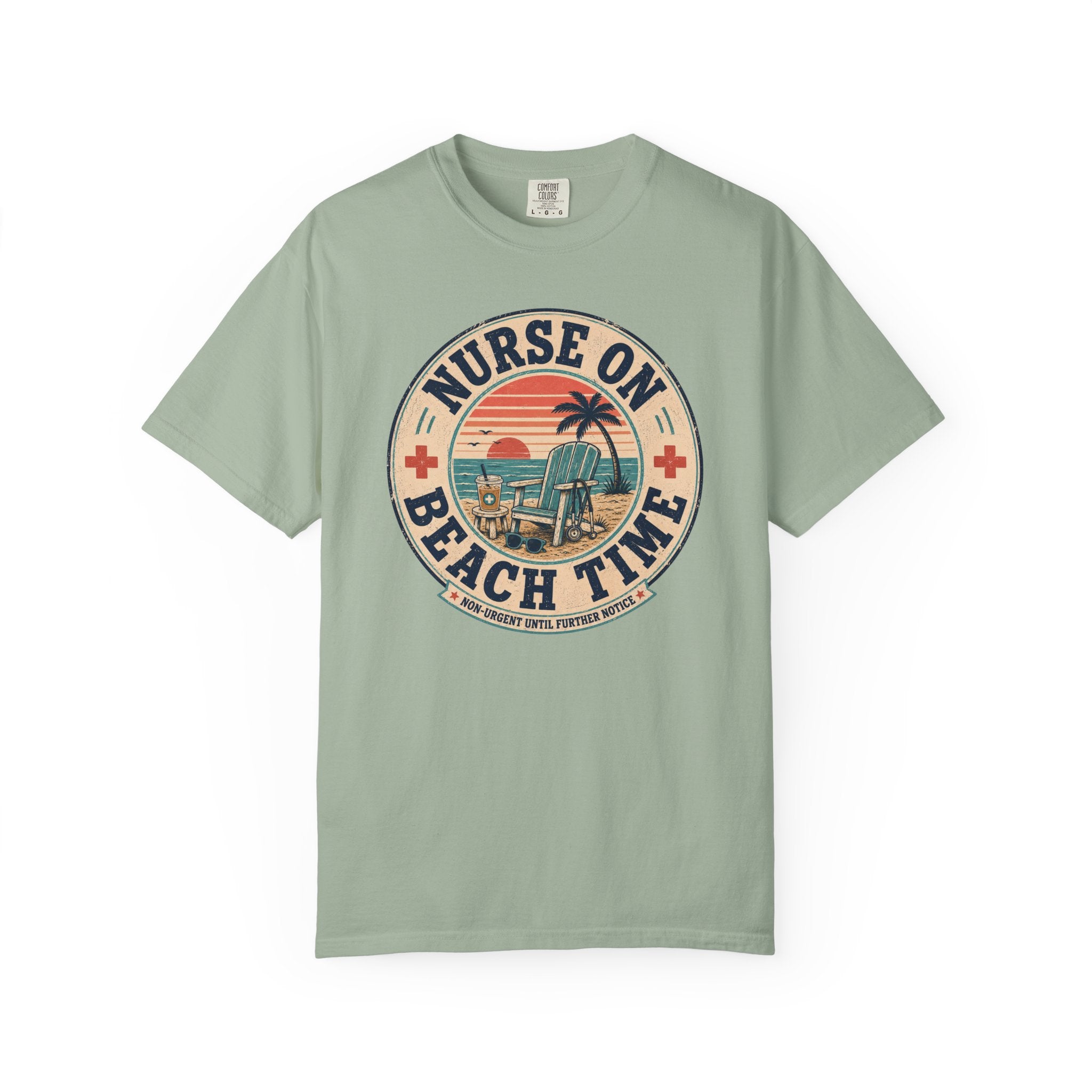Nurse on Beach Time T-Shirt