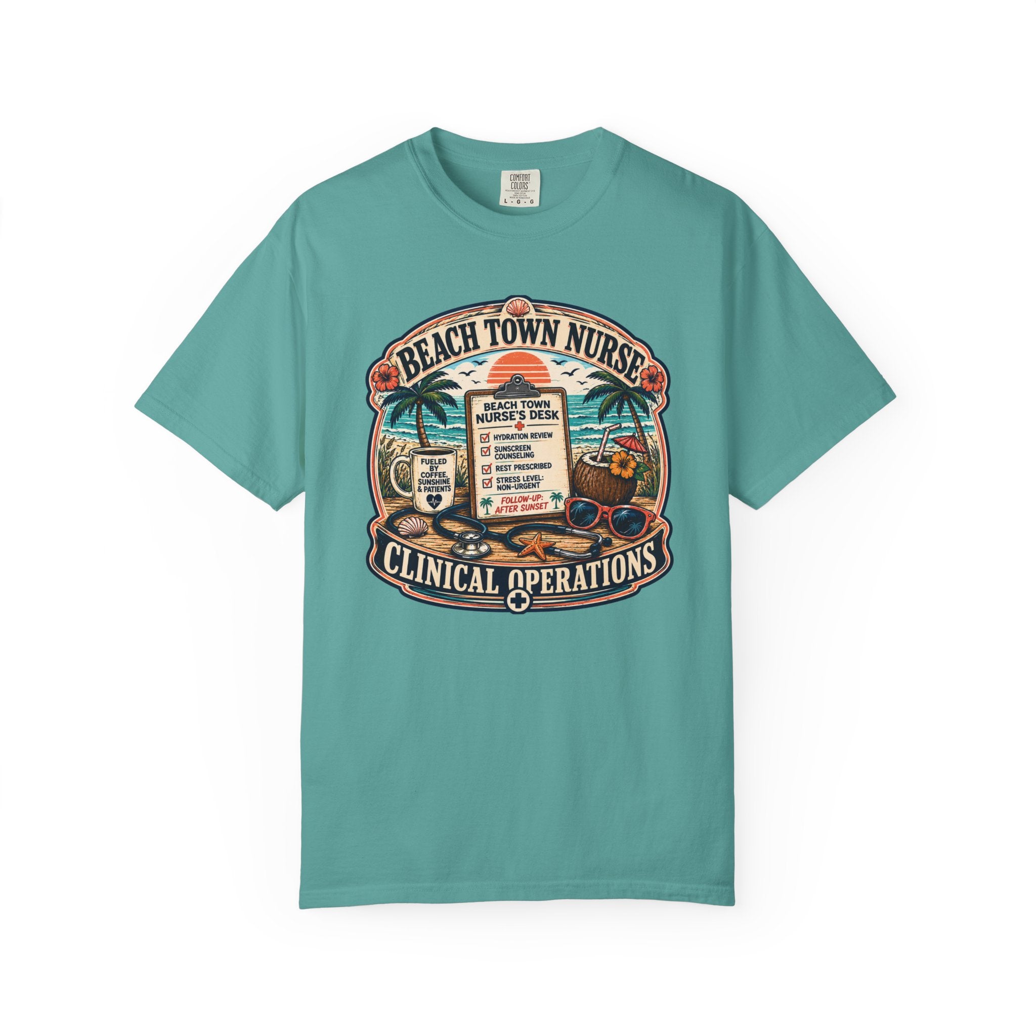 Beach Town Nurse T-Shirt