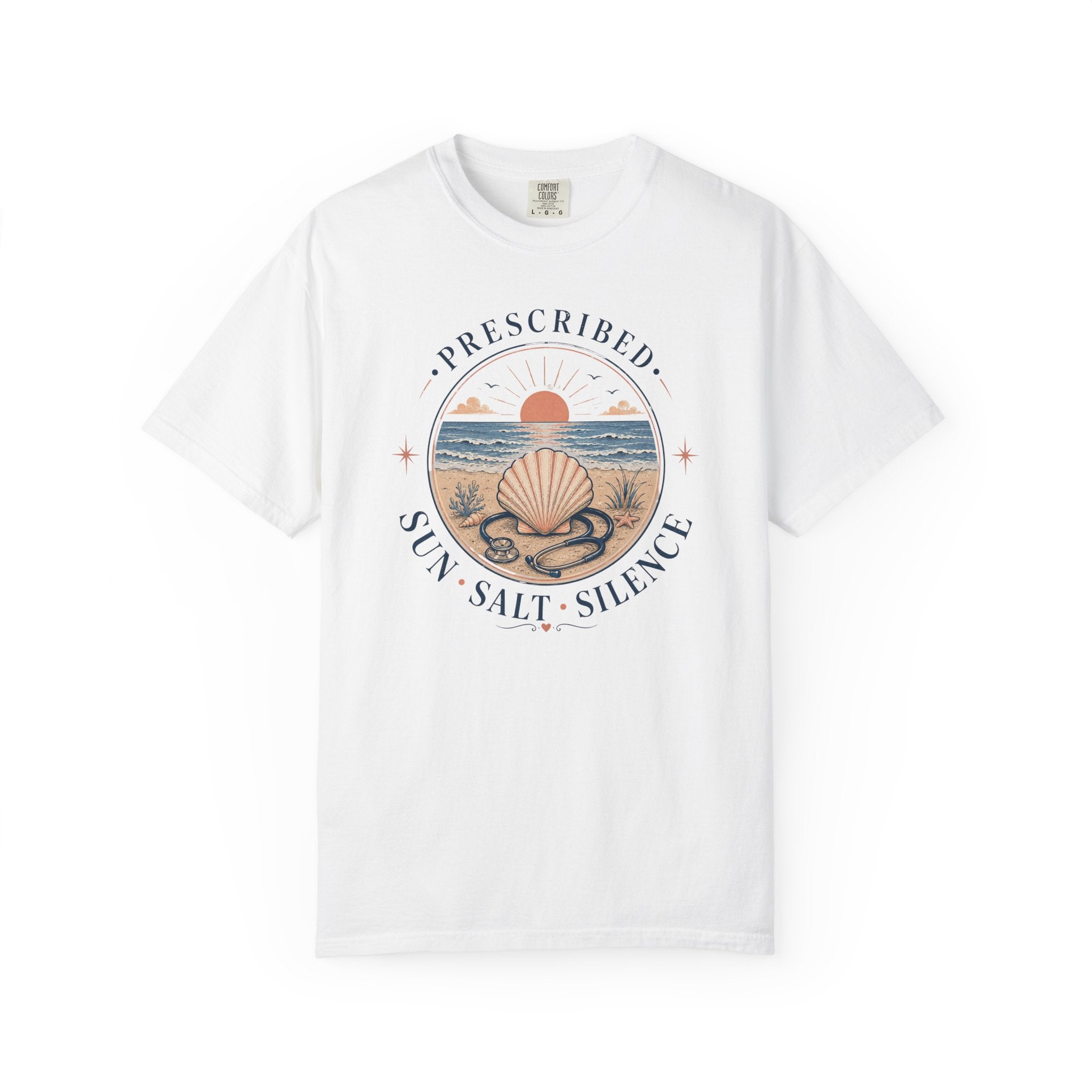 Prescribed Sun Salt Silence Stethoscope T-Shirt