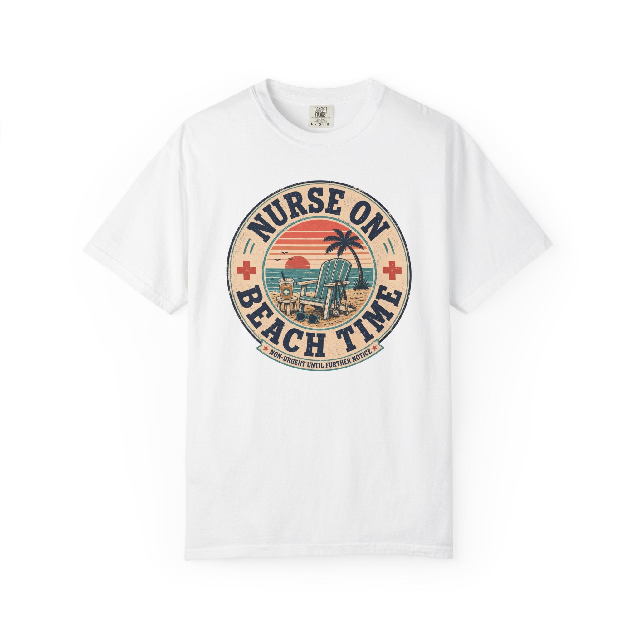 Nurse on Beach Time T-Shirt