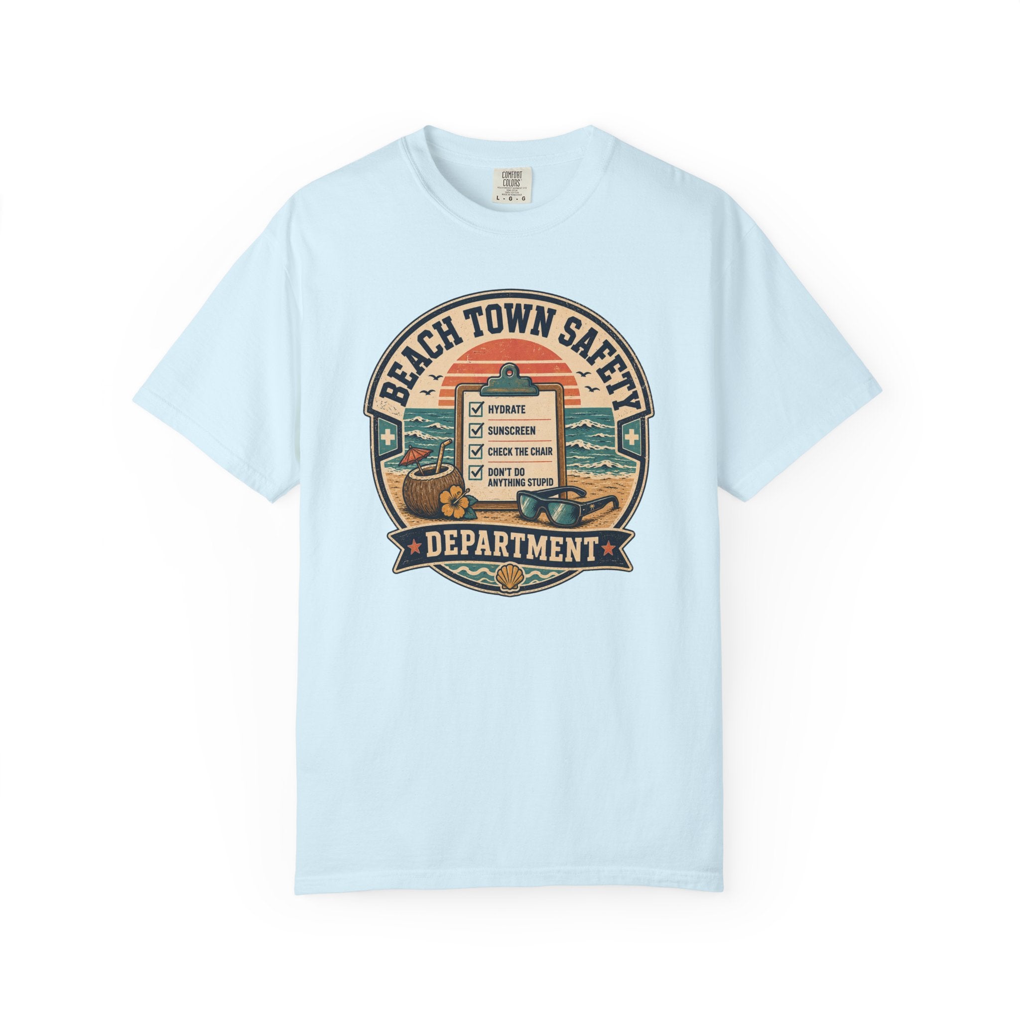 Beach Town Safety Twist T-Shirt