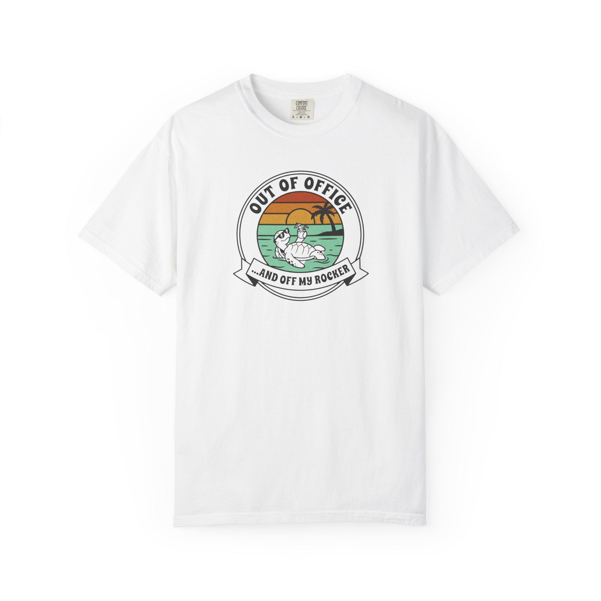 Out Of Office And Off My Rocker Turtle T-Shirt