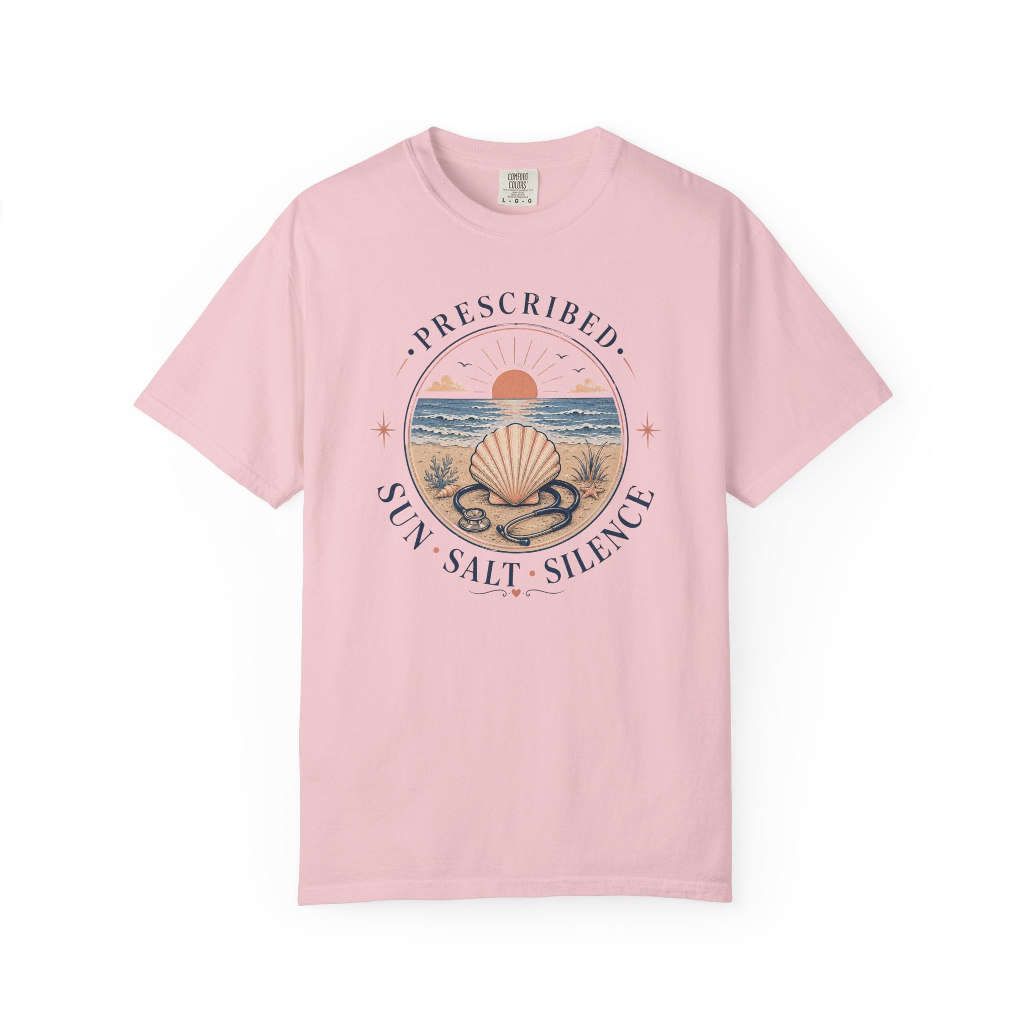 Prescribed Sun Salt Silence Stethoscope T-Shirt