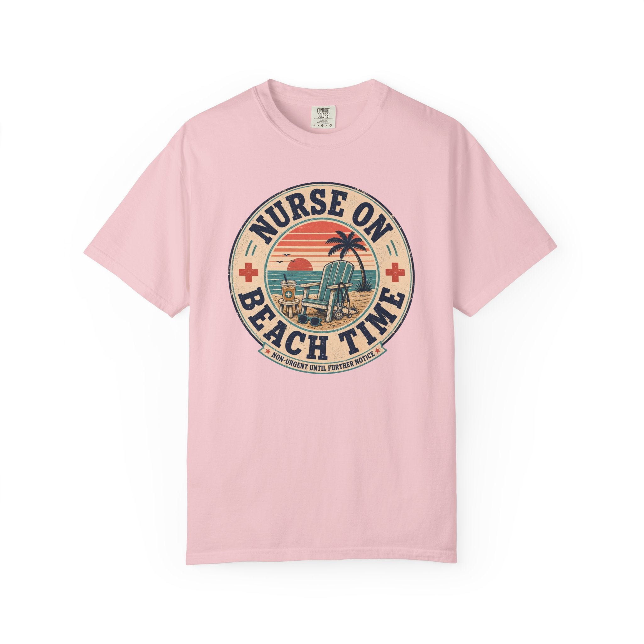 Nurse on Beach Time T-Shirt