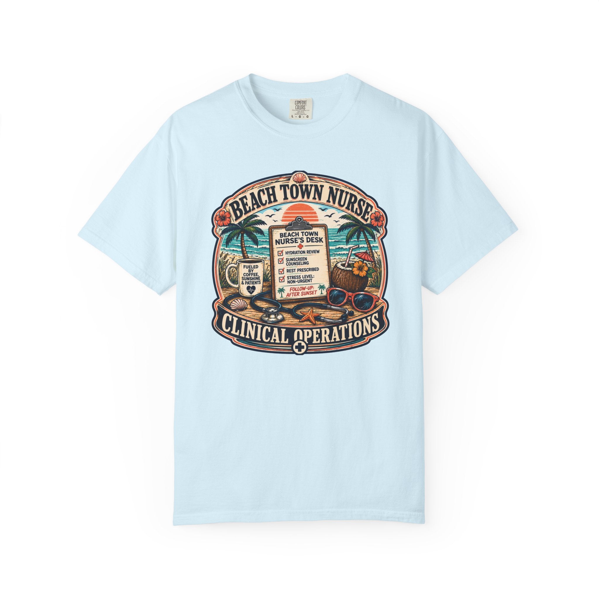 Beach Town Nurse T-Shirt