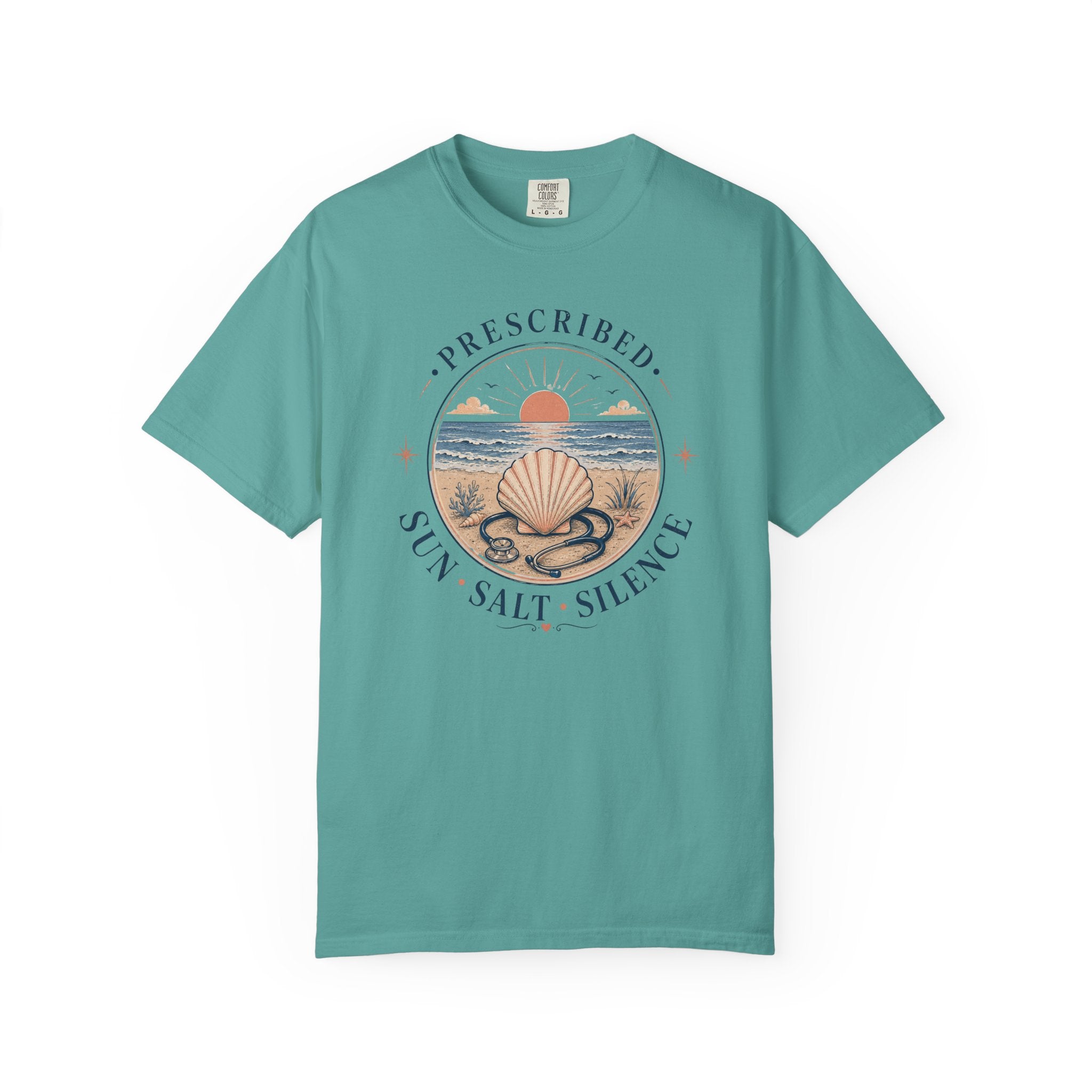 Prescribed Sun Salt Silence Stethoscope T-Shirt
