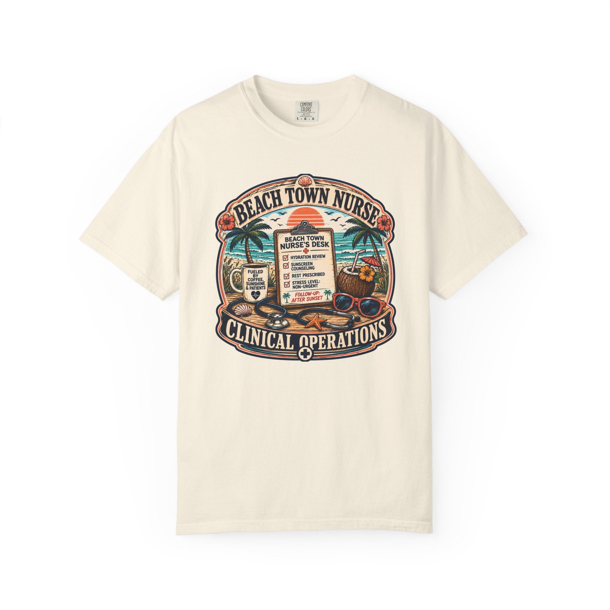 Beach Town Nurse T-Shirt