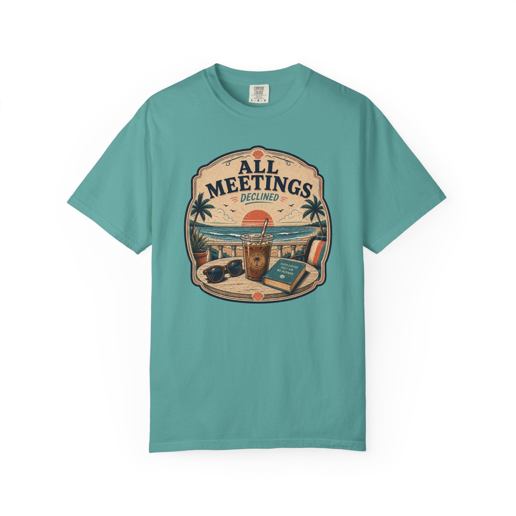 All Meetings Declined Balcony T-Shirt
