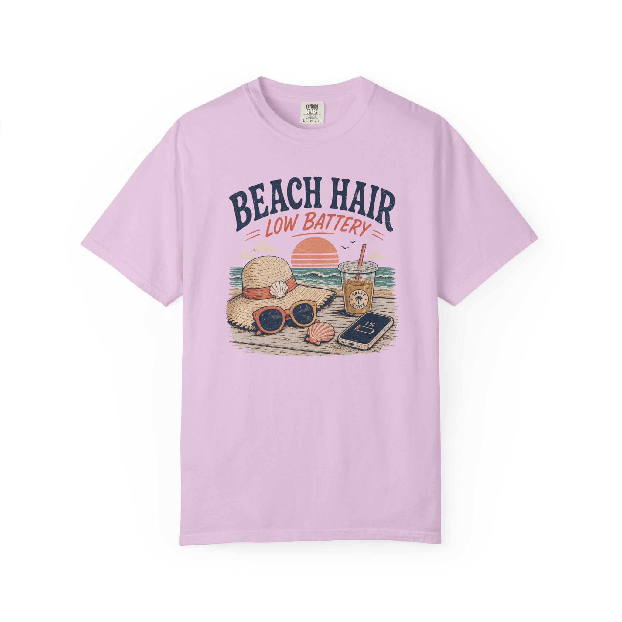 Beach Hair Low Battery T-Shirt